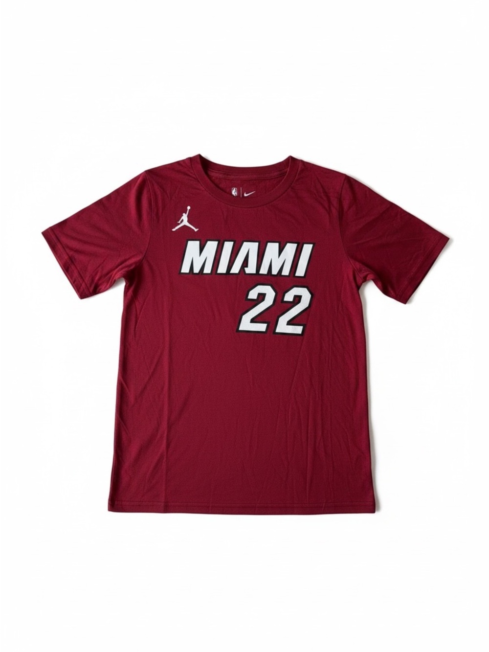Nike Jordan Miami Heat Jimmy Butler #22 Statement Tee Youth M 10/12 NWT